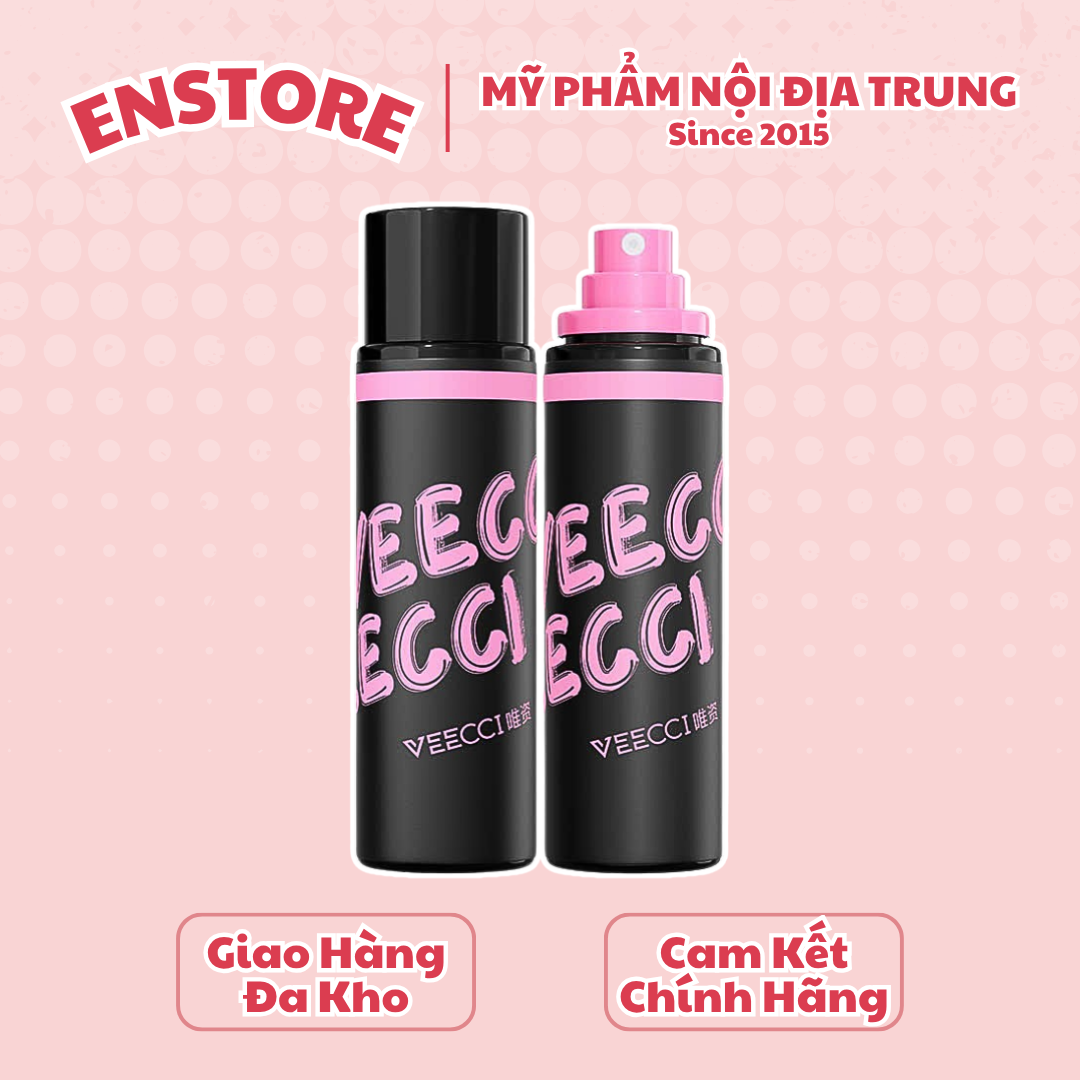 [VEECCI] Xịt make up Veecci đen hồng 100ml-duoc-ban-tai-ENSTORE