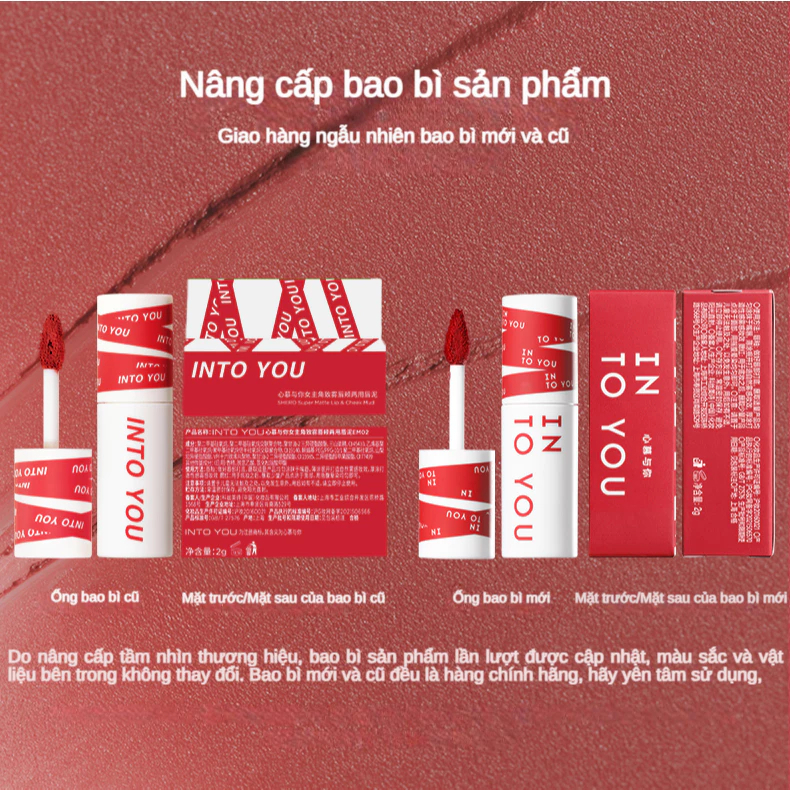 [INTO YOU] Son kem lì Into You Shero Super Matte Lip & Cheek Mud 2g-duoc-ban-tai-ENSTORE