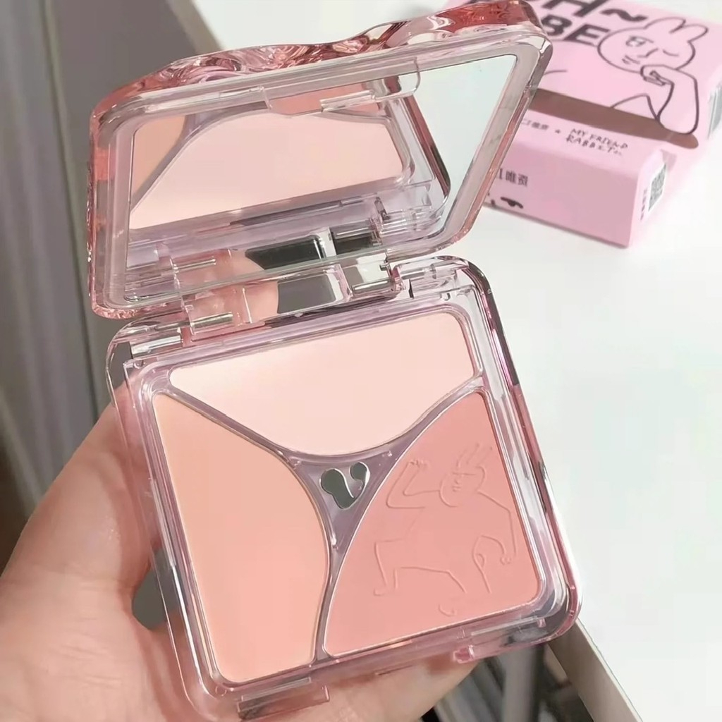 [VEECCI] Bảng phấn má hồng 3 ô Veecci x My Friend Rabbit-duoc-ban-tai-ENSTORE