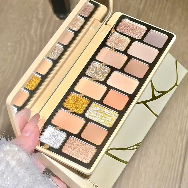 [CHEERYEP] Bảng phấn mắt 16 ô Qianyan Cheeryep Natural Color đa dạng-duoc-ban-tai-ENSTORE