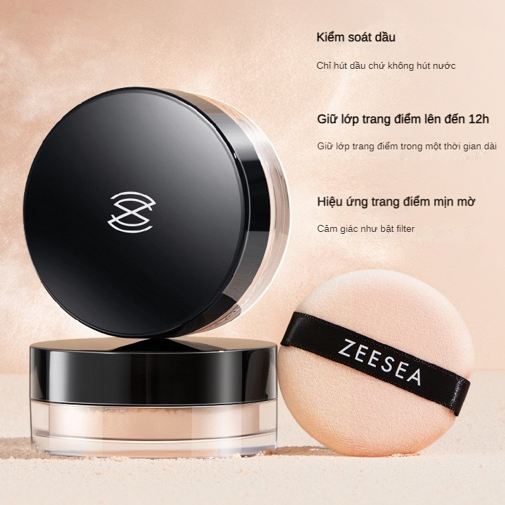 [ZEESEA] Phấn phủ bột Zeesea nắp đen mỏng mịn nhẹ nhàng-duoc-ban-tai-ENSTORE