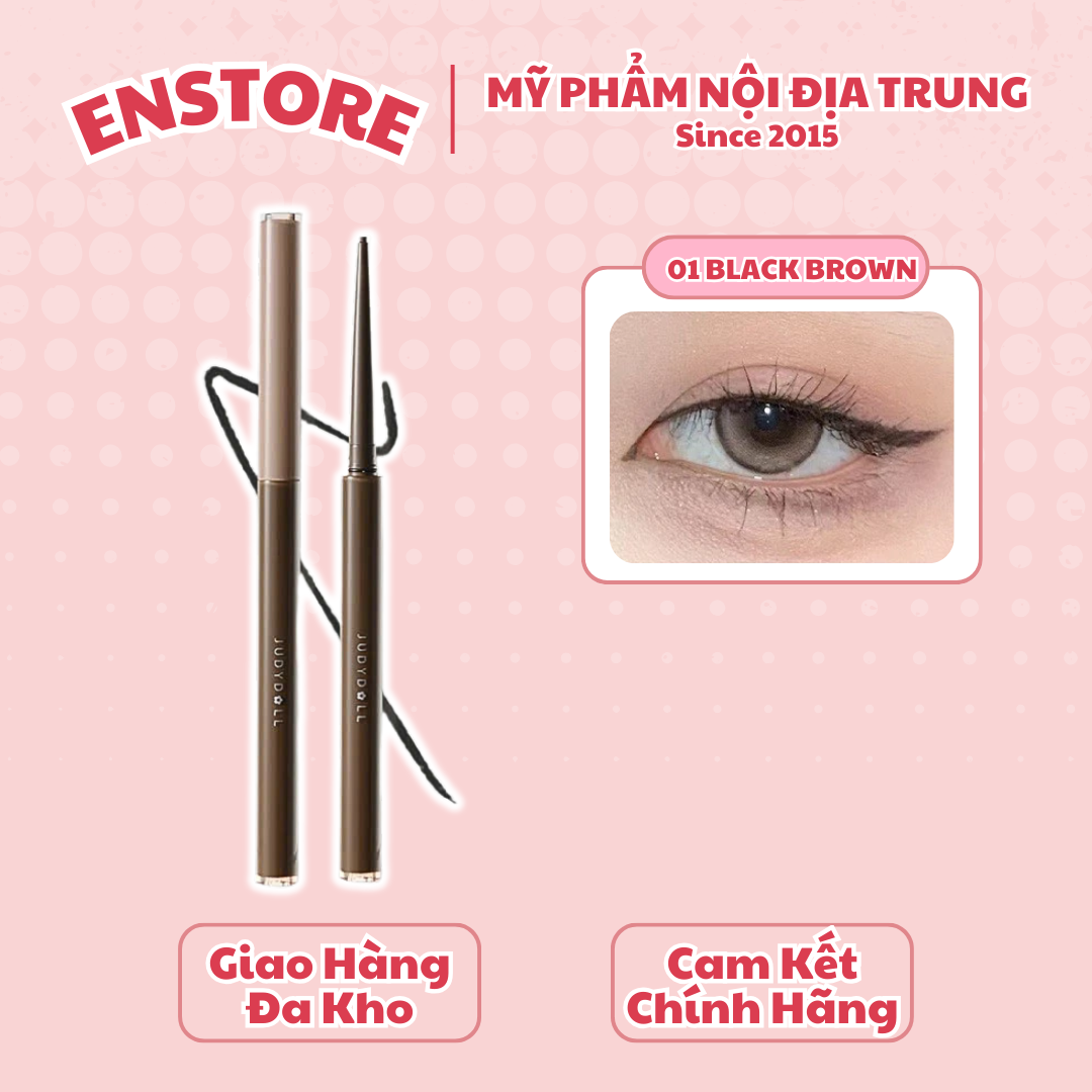 [JUDYDOLL] Chì kẻ mắt Judydoll Slim Gel đầu mềm mảnh (đọc kĩ mô tả)-duoc-ban-tai-ENSTORE