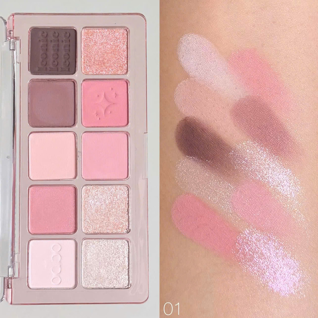 [ODBO] Bảng phấn mắt 10 ô Odbo Iconic OD2029-duoc-ban-tai-ENSTORE