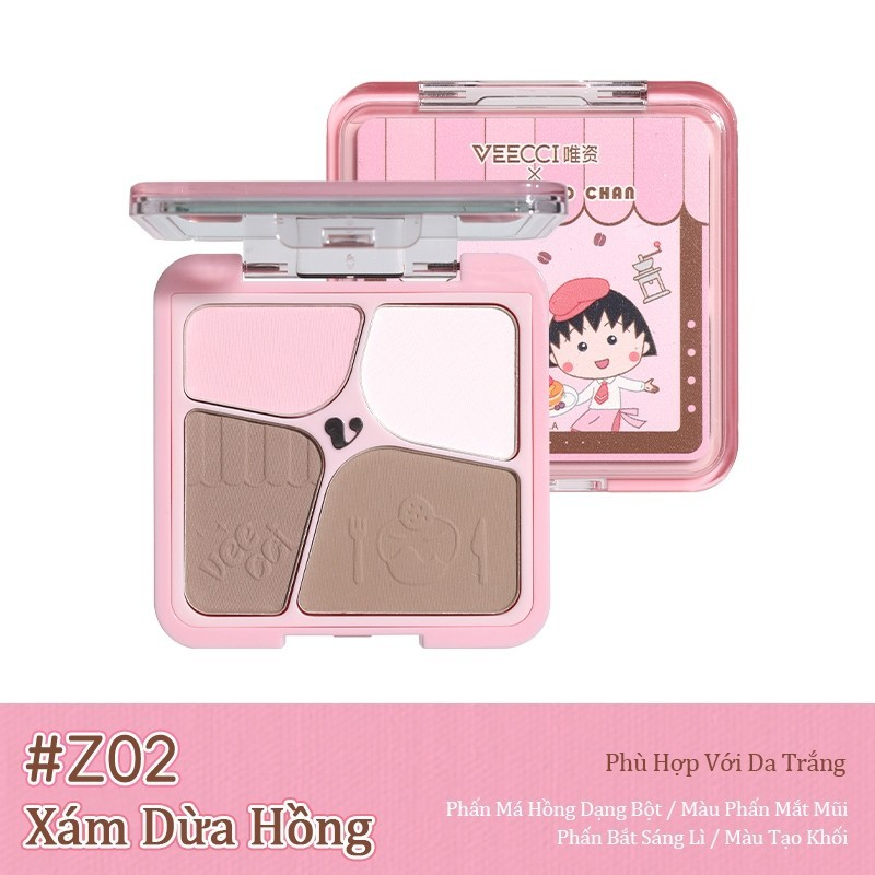 [VEECCI] Bảng tạo khối 4 ô Veecci x Chibi Maruko Chan-duoc-ban-tai-ENSTORE