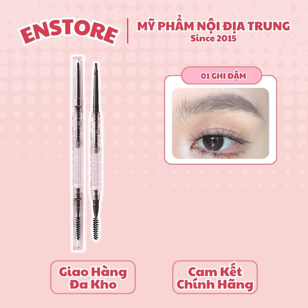 [FLORTTE] Chì kẻ lông mày Flortte Solid Small Machete đầu phẩy sợi-duoc-ban-tai-ENSTORE