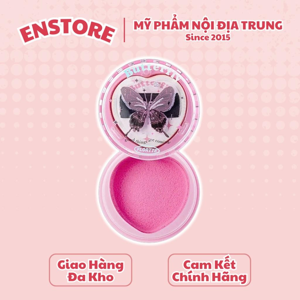 [FLORTTE] Phấn má hồng dạng kem xốp Flortte Butterfly Airy Cream 6g-duoc-ban-tai-ENSTORE
