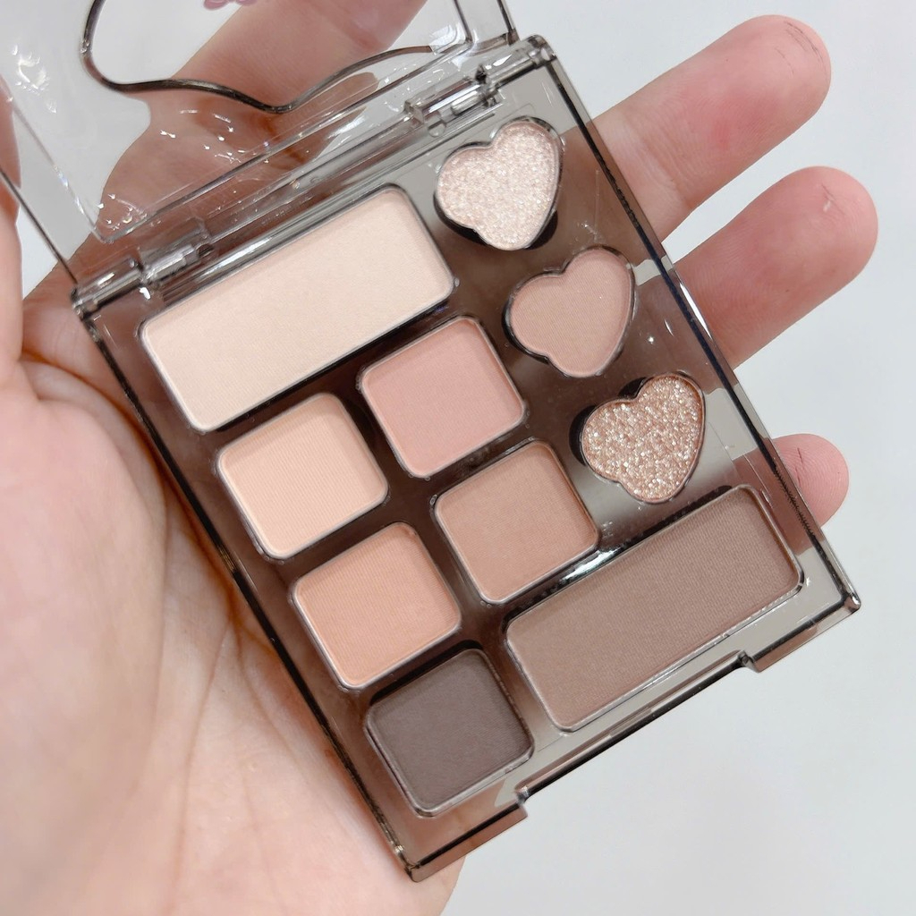 [VEECCI] Bảng phấn mắt Veecci 10 ô mini trái tim 4.2g-duoc-ban-tai-ENSTORE