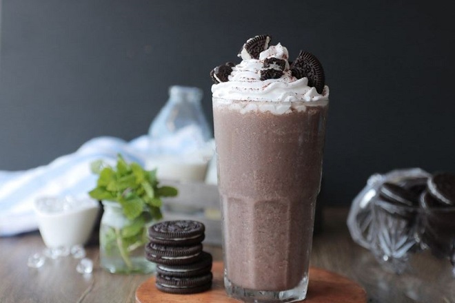 Bánh quy Oreo đá xay-Lu's Bar Coffee