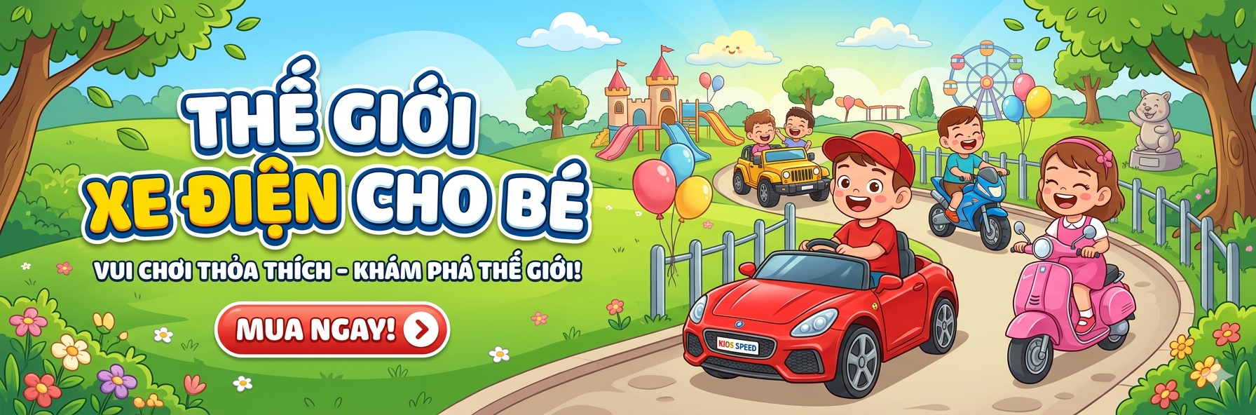 banner-Minshop - Xe điện đồ chơi cho bé