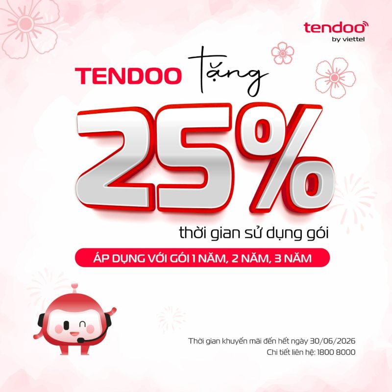 Ưu đãi đặc biệt cho hộ kinh doanh khi gia hạn phần mềm Tendoo