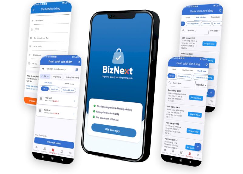 BizNext có một số tính năng nâng cao còn hạn chế