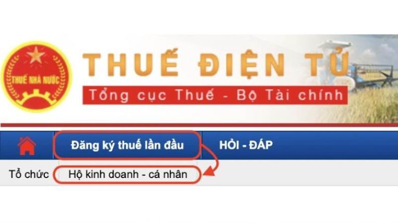 Bước 1: Đăng nhập vào tài khoản Thuế điện tử