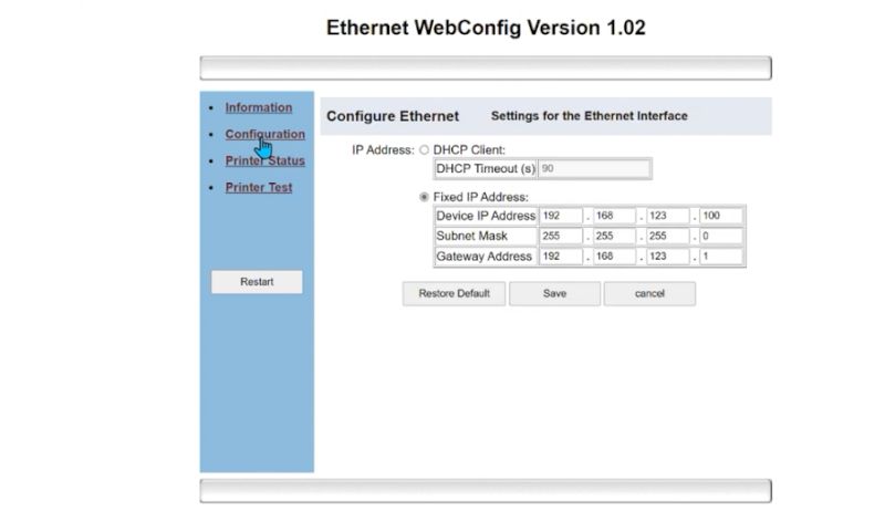 Nhập Gateway trùng với Wi-Fi