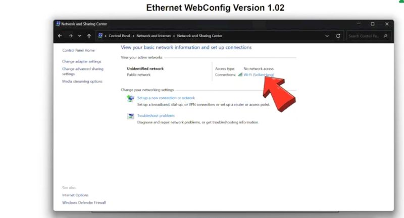 Vào lại IPv4 Settings