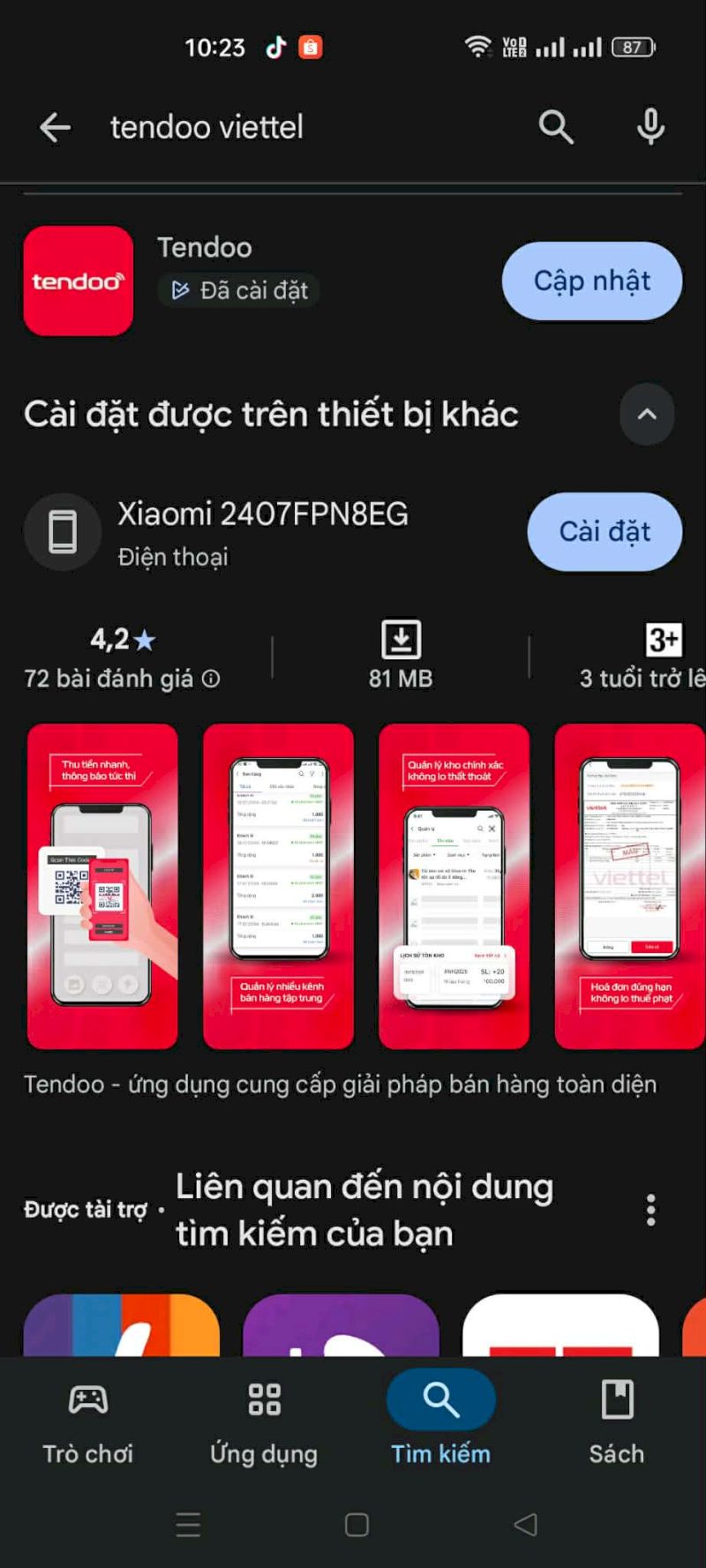 Tải Tendoo trên Google Play