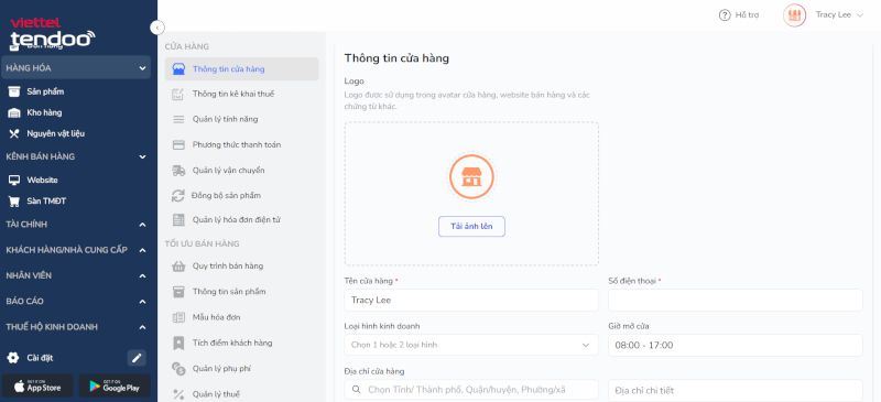 hoàn thiện đầy đủ các thiết lập ban đầu sẽ hỗ trợ quản lý cửa hàng hiệu quả hơn