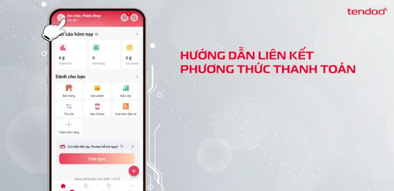 Cài đặt cửa hàng trên ứng dụng Tendoo