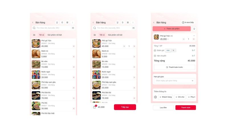  Chọn sản phẩm, nhập số lượng và kiểm tra giỏ hàng để đảm bảo đơn hàng chính xác