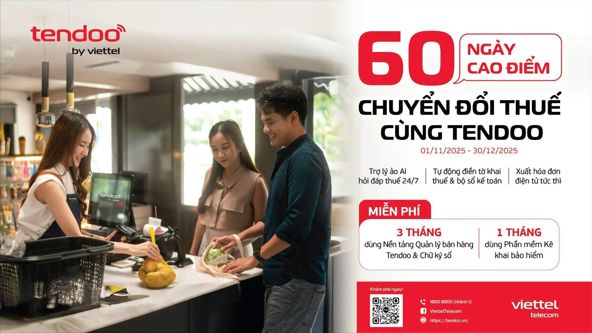 Hộ kinh doanh có thể dùng nền tảng Tendoo miễn phí 3 tháng