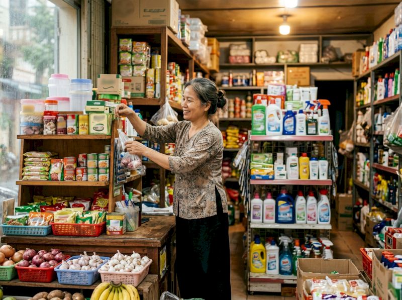 Mô hình kinh doanh tạp hóa mang tính ổn định