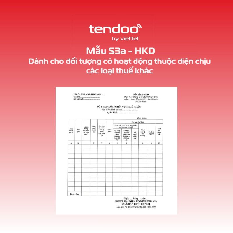 Mẫu S3a - HKD là tầng nộp thuế bổ sung