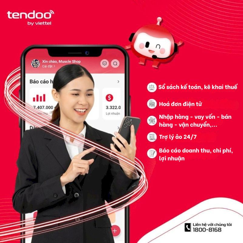 Tendoo trên điện thoại giúp ghi nhận bán hàng, tự động tổng hợp sổ sách, hóa đơn điện tử, quản lý dữ liệu