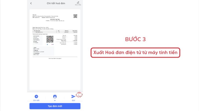 Đơn hàng sẽ được phát hành hóa đơn