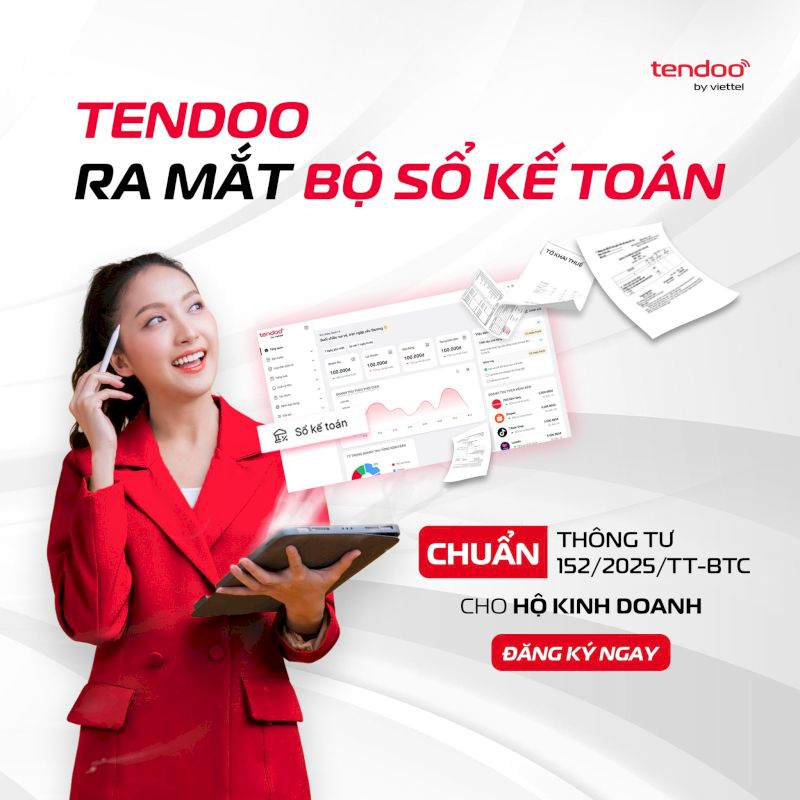Tendoo cập nhật đầy đủ các mẫu sổ kế toán theo Thông tư 152, hỗ trợ ghi nhận