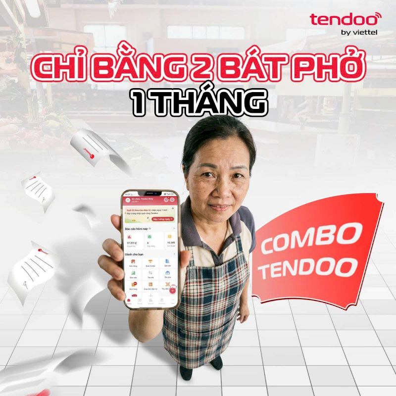 Tendoo in hóa đơn và phát hành hóa đơn điện tử đúng chuẩn thuế trên một nền tảng