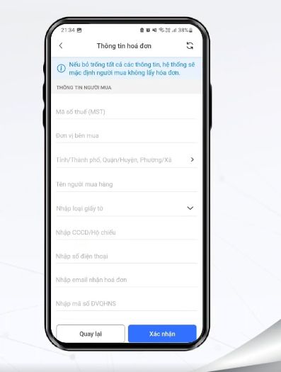 Tendoo hỗ trợ phát hành hóa đơn điện tử ngay khi tạo đơn hàng